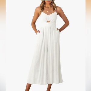 Elegant Off-White Jumpsuit